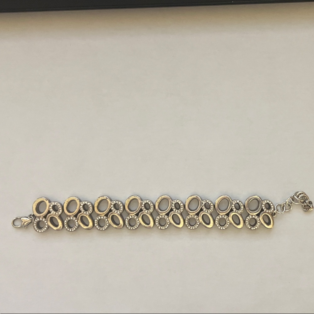 Brighton  Silver Floral Bracelet